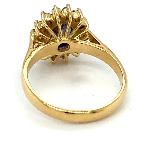 GIA Certified Color Change Sapphire 1.69ct 18K Rng - Picture 5 of 8